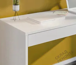 Стол компьютерный Столплит Мика СБ-3310, белый