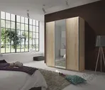 Шкаф-купе Столплит, трехстворчатый, Палермо СБ-2060, дуб сонома 2D/текстиль