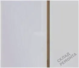 Шкаф Столплит, трехстворчатый, Веста СБ-2258, дуб бунратти/белый глянец