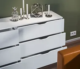 Комод Столплит, Бруклин СБ-3252/1, белый