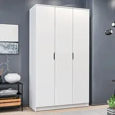 Шкаф Столплит Бруклин 202 х 117 х 52 см белый трехдверный