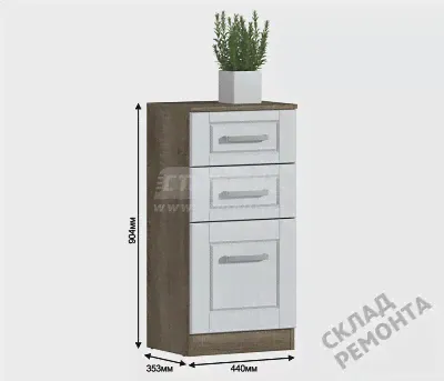 Тумба Столплит, Илона СБ-2638, дуб сонома/сандал-3