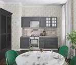 Кухня Столплит Регина, серый матовый