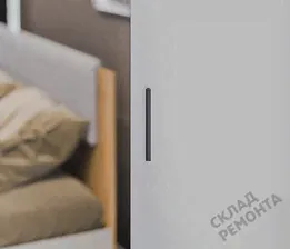 Шкаф для одежды Столплит, двухстворчатый, Милан СБ-3257 F2, серый
