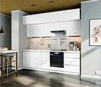 Кухонный гарнитур Леон Белый 2,6 м Столплит
