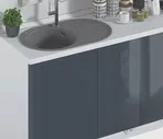 Кухня Столплит Эстель, графит глянец